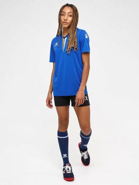 Футбольная форма KELME S/S Football Set (Blue/Black)