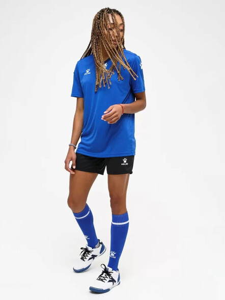 Футбольная форма KELME S/S Football Set (Blue/Black)