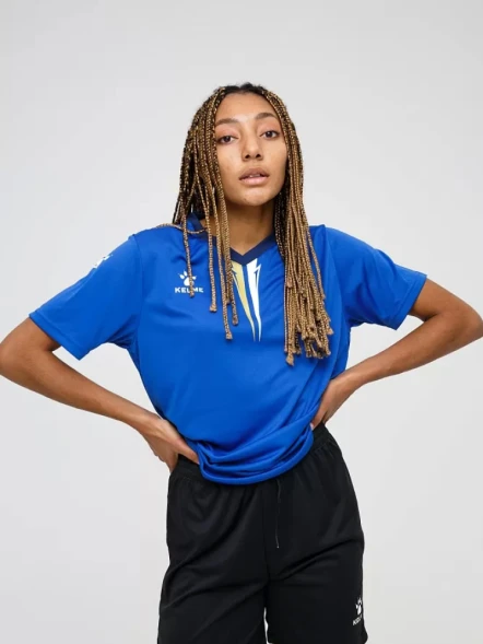 Футбольная форма KELME S/S Football Set (Blue/Black)
