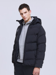 Пуховик KELME Hooded Short Padded Jacket Black