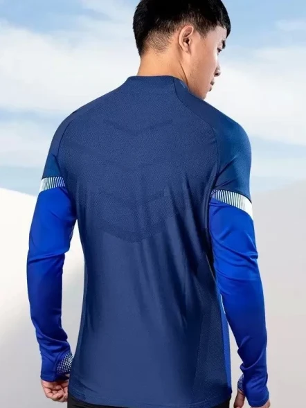 Олимпийка KELME Knitted Training Pullover Blue