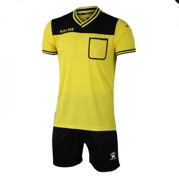Судейская форма KELME Short Sleeve Refree Set (Yellow/Black)