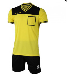 Судейская форма KELME Short Sleeve Refree Set (Yellow/Black)