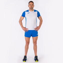 Футболка с коротким рукавом RECORD II Белый-синий