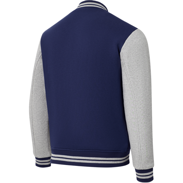 Бомбер JÖGEL ESSENTIAL Fleece Bomber, темно-синий/серый меланж