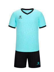 Детская футбольная форма KELME Football Suit (Teal/Black)