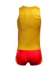 Легкоатлетическая форма KELME Track Suit (Yellow/Red)