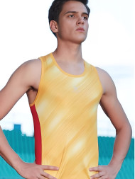 Легкоатлетическая форма KELME Track Suit (Yellow/Red)