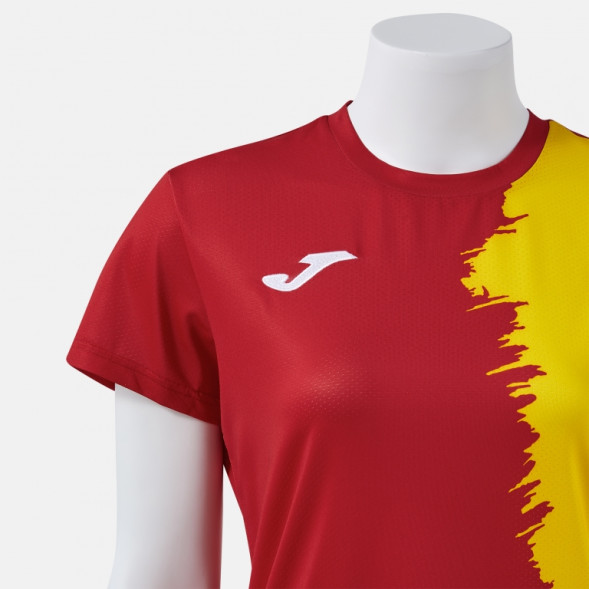 ФУТБОЛКА С КОРОТКИМ РУКАВОМ PICASHO КРАСНЫЙ ЖЕЛТЫЙ