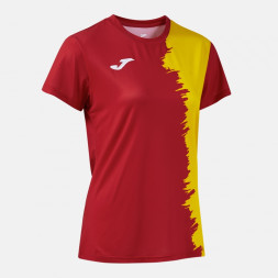 ФУТБОЛКА С КОРОТКИМ РУКАВОМ PICASHO КРАСНЫЙ ЖЕЛТЫЙ