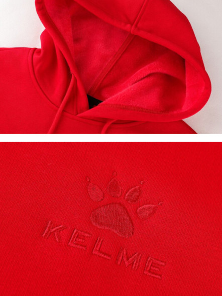 Худи KELME Fleece Hooded Sweatshirt Red