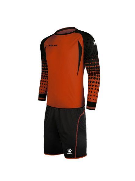Футбольная вратарская форма KELME Long-Sleeved Football Goalkeeper Suit (Orange/Black)
