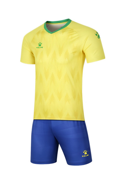 Детская футбольная форма KELME Football Uniform Set (Yellow/Blue)