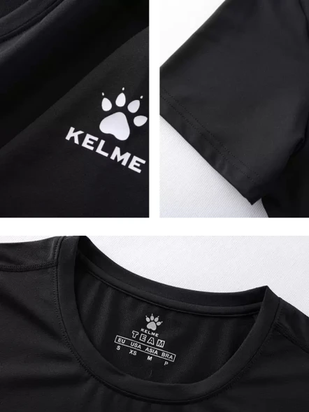 Футболка KELME Round Neck T-Shirt Black