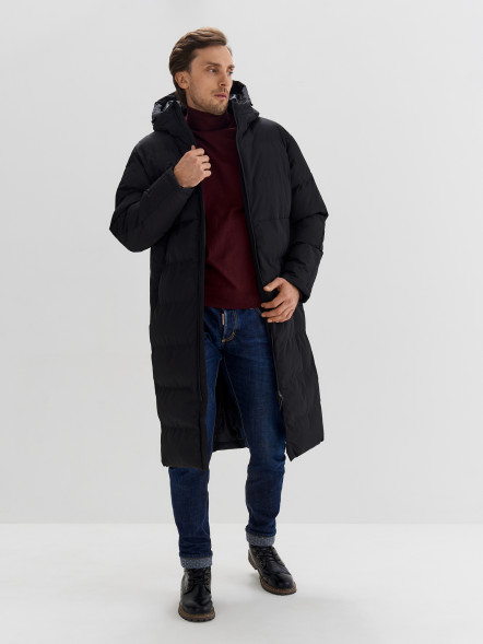 Пуховик FN Snowfall Long Black