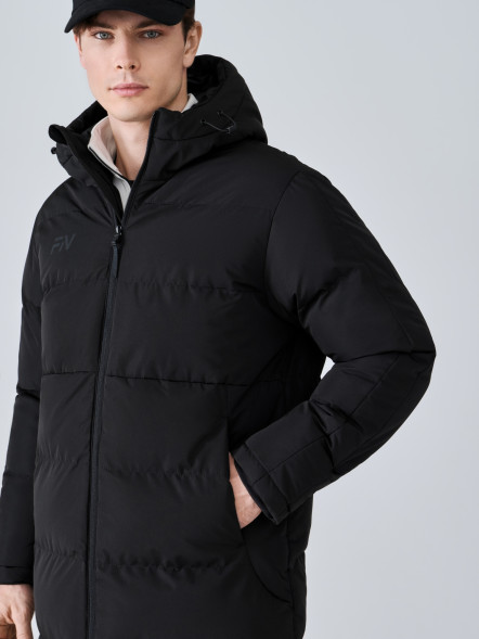 Пуховик FN Snowfall Long Black