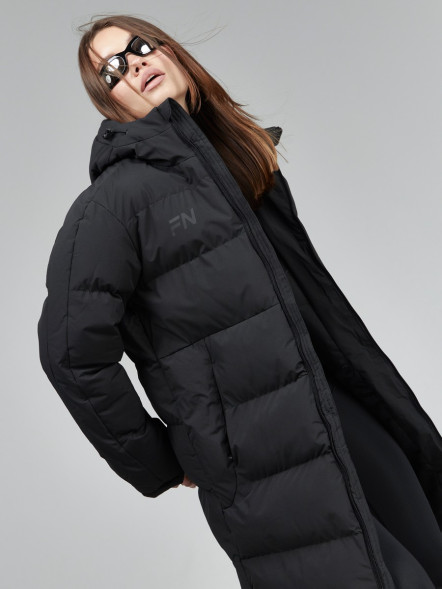 Пуховик FN Snowfall Long Black