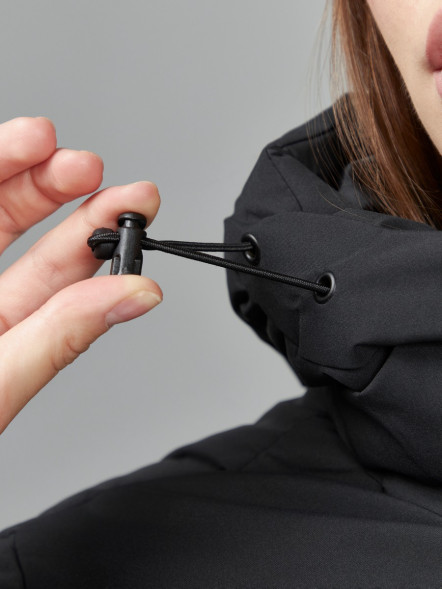 Пуховик FN Snowfall Long Black