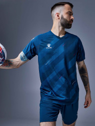 Футбольная форма KELME Short Sleeve Football Suit Dark Blue