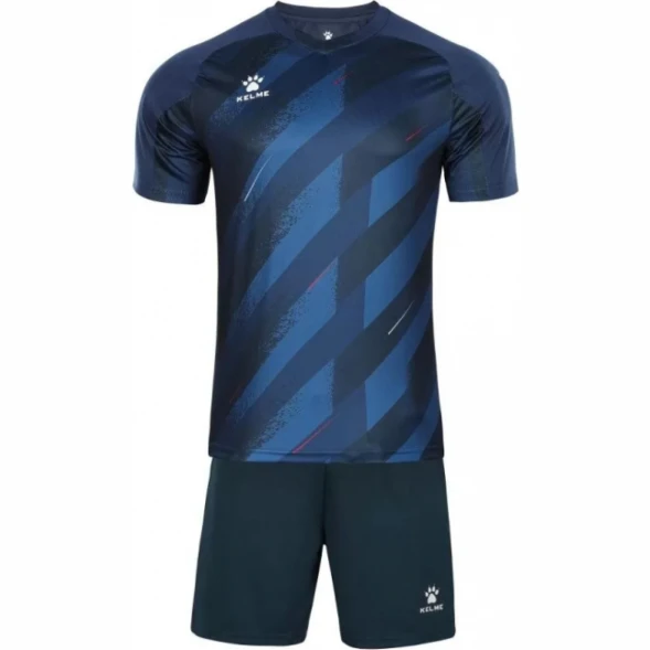 Футбольная форма KELME Short Sleeve Football Suit Dark Blue