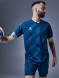 Футбольная форма KELME Short Sleeve Football Suit Dark Blue
