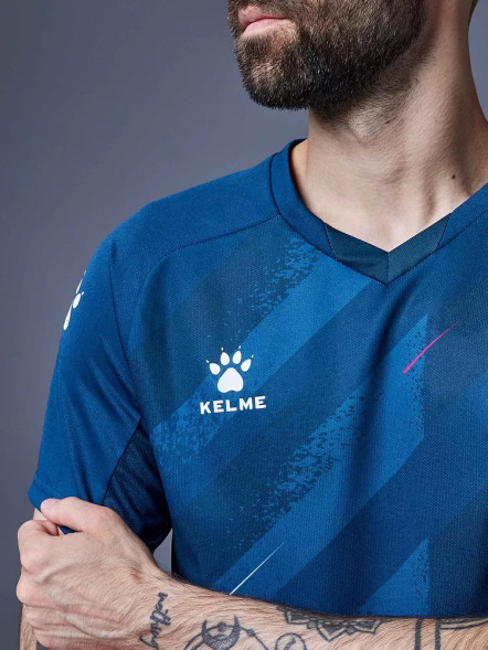Футбольная форма KELME Short Sleeve Football Suit Dark Blue