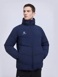 Пуховик KELME Hooded Short Padded Jacket Dark Blue