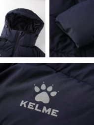 Пуховик KELME Hooded Short Padded Jacket Dark Blue