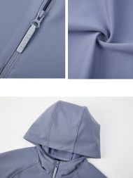 Демисезонная куртка KELME Fleece Knitted Jacket (hooded) Violet