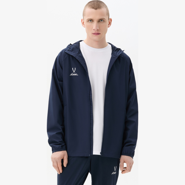 Куртка ветрозащитная JÖGEL CAMP Rain Jacket, темно-синий