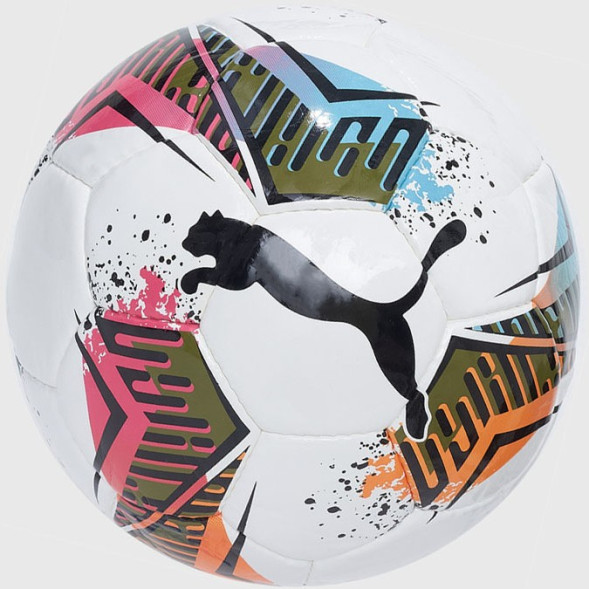 Мяч футзал PUMA Futsal 1, 08434201, р 4, FIFA Quality Pro, 32пан, ПУ, терм сш, бело-мультиколор