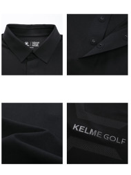 Лонгслив KELME Long Sleeve Polo Shirt Black