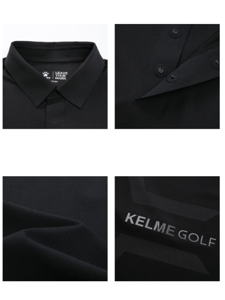 Лонгслив KELME Long Sleeve Polo Shirt Black