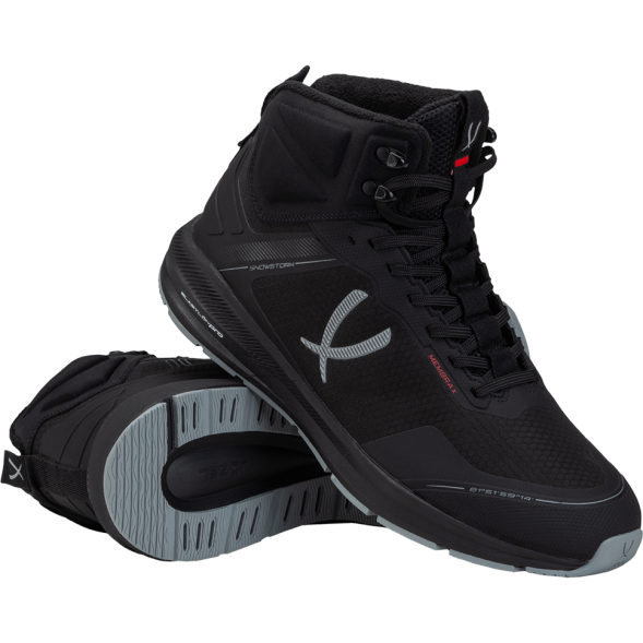 Кроссовки с мембраной JÖGEL Snowstorm MID Black/grey, детский