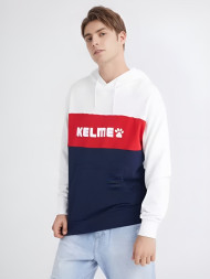 Худи KELME Hooded Sweater (White/Dark Blue)