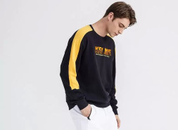 Свитшот KELME Men's Round Neck Sweater Black