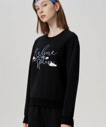 Свитшот KELME Round Neck Sweater Black