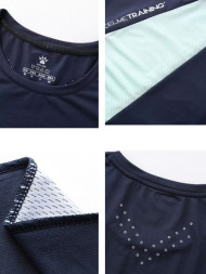 Футболка KELME Round Neck T-Shirt Dark Blue