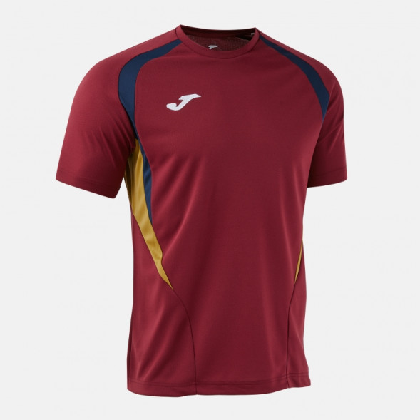 ФУТБОЛКА С КОРОТКИМ РУКАВОМ CHAMPIONSHIP 20 БОРДОВЫЙ ТЁМНО-СИНИЙ