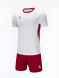 Футбольная форма KELME Short-Sleeved Football Suit (White/Red)
