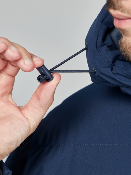 Пуховик FN Snowfall Long Dark Blue