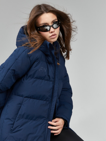 Пуховик FN Snowfall Long Dark Blue