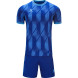 Футбольная форма KELME Short-Sleeved Football Suit Blue