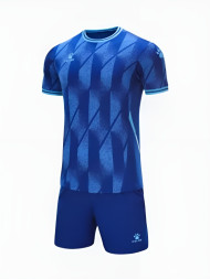 Футбольная форма KELME Short-Sleeved Football Suit Blue
