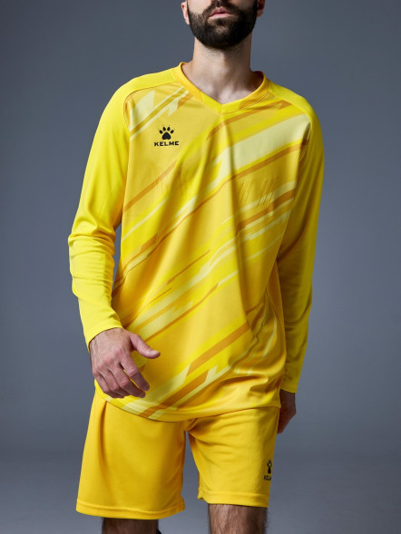 Вратарская форма KELME Long Sleeve Goalkeeper Suit Yellow