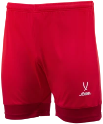Шорты игровые JOGEL DIVISION PerFormDRY Union Shorts, красный/темно-красный/белый