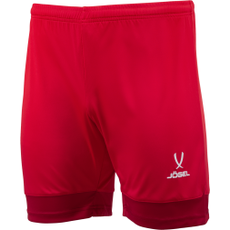 Шорты игровые JÖGEL DIVISION PerFormDRY Union Shorts, красный/темно-красный/белый