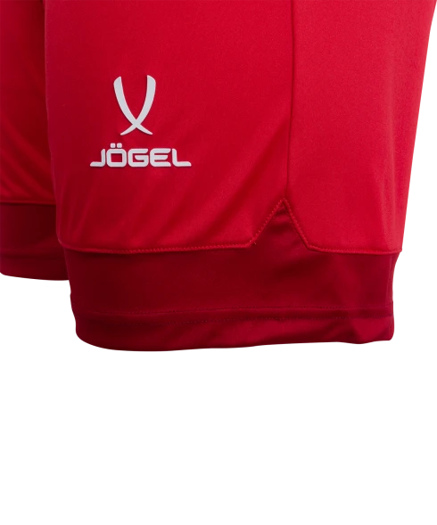 Шорты игровые JOGEL DIVISION PerFormDRY Union Shorts, красный/темно-красный/белый