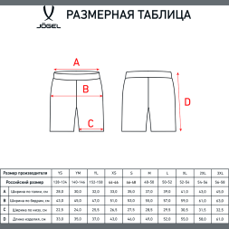 Шорты игровые JÖGEL DIVISION PerFormDRY Union Shorts, красный/темно-красный/белый