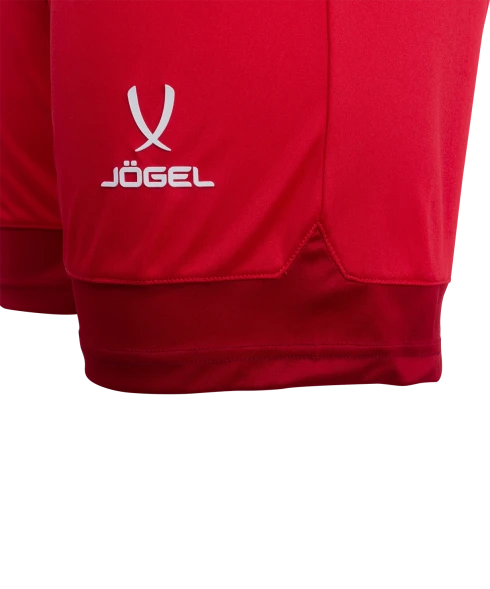 Шорты игровые JOGEL DIVISION PerFormDRY Union Shorts, красный/темно-красный/белый